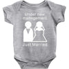 under new management   just married Baby Onesie