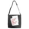 i pretend to work they pretend to pay me Adjustable Strap Totes