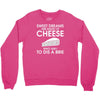 sweet dreams are made of cheese Crewneck Sweatshirt