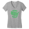 going green Women's V-Neck T-Shirt