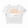 Uterine Cancer Awareness I Wear Peach For Some Special To Me Crop Top