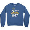 kings are born in 1957 Crewneck Sweatshirt
