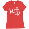 w anchor Ladies Fitted T-Shirt