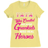 Yaya Was Created Because Need Real Heroes Ladies Fitted T-Shirt