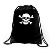 skull bones Drawstring Bags