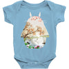 Totoro With Japanese Landscape Baby Bodysuit