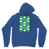 sad alien and daisy nineties grunge pattern Unisex Hoodie