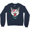 cat rock Crewneck Sweatshirt
