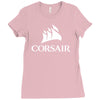 corsair custom Ladies Fitted T-Shirt