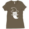 minimal wizard Ladies Fitted T-Shirt