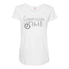 compression of time Maternity Scoop Neck T-shirt
