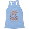the floor is lava Racerback Tank
