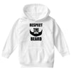 respect the beard Youth Hoodie