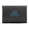 best dad get promoted to pop pop Accessory Pouches