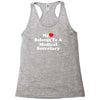 my heart belongs to a medical secretary Racerback Tank