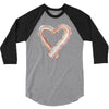 bacon heart 3/4 Sleeve Shirt