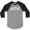 evolution of a zombie 3/4 Sleeve Shirt