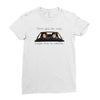 shotgun shuts his cakehole Ladies Fitted T-Shirt