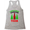 christmas drinking team Racerback Tank