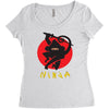 love ninja monkey banana Women's Triblend Scoop T-shirt