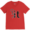 fk it funny college party V-Neck Tee