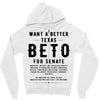 want a better texas black Zipper Hoodie