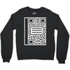 qr composition Crewneck Sweatshirt