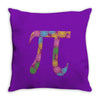 spring pi tshirts  flowery colorful pi day gifts Throw Pillow