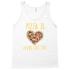 pizza is my valentine 3 Tank Top
