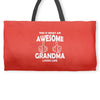 Awesome Grandma Looks Like Weekender Totes