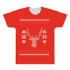 ugly deer christmas All Over Men's T-shirt