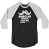 Muscles Installing Please Wait 3/4 Sleeve Shirt