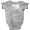 June Girl Facts Gemini Baby Onesie