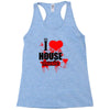i love house music t shirt men logo3 new t shirt clothing design men Racerback Tank