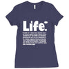 life  available for a limited time only Ladies Fitted T-Shirt