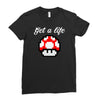 get a life Ladies Fitted T-Shirt
