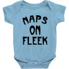 naps on fleek girls Baby Onesie