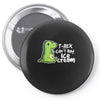 sad t rex Pin-back button