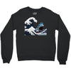 Great White Wave Shark Crewneck Sweatshirt