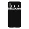 be nice to fat people bear chase funny pub joke iPhoneX Case