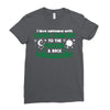 I Love Someone with Liver Cancer to The Moon and Back to Infinity Ladies Fitted T-Shirt
