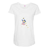 hawkins waffles Maternity Scoop Neck T-shirt