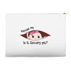 Excuse Me is it January yet? Baby Boy Accessory Pouches