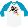 zombie mickey 3/4 Sleeve Shirt