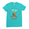 cute deer Ladies Fitted T-Shirt
