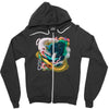 dragons by my side Zipper Hoodie