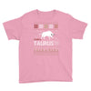 santa taurus christmas ugly t shirts Youth Tee