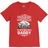 Motorcycles Daddy V-Neck Tee