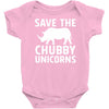 save the chubby unicorns Baby Onesie