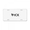 kick License Plate